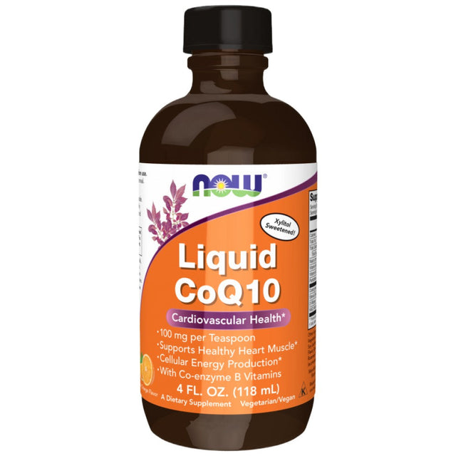 Liquid CoQ10 - 118 мл  NOW Foods - Nutra Best Bulgaria