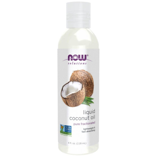 Liquid Coconut Oil - 118 мл  NOW Foods - Nutra Best Bulgaria