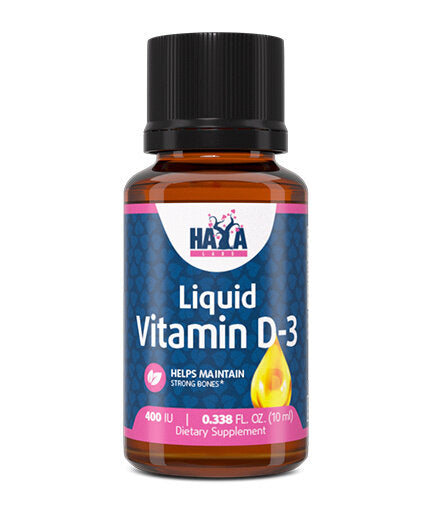 Liquid Vitamin D-3 400 IU / 10ml  Haya Labs - Nutra Best Bulgaria