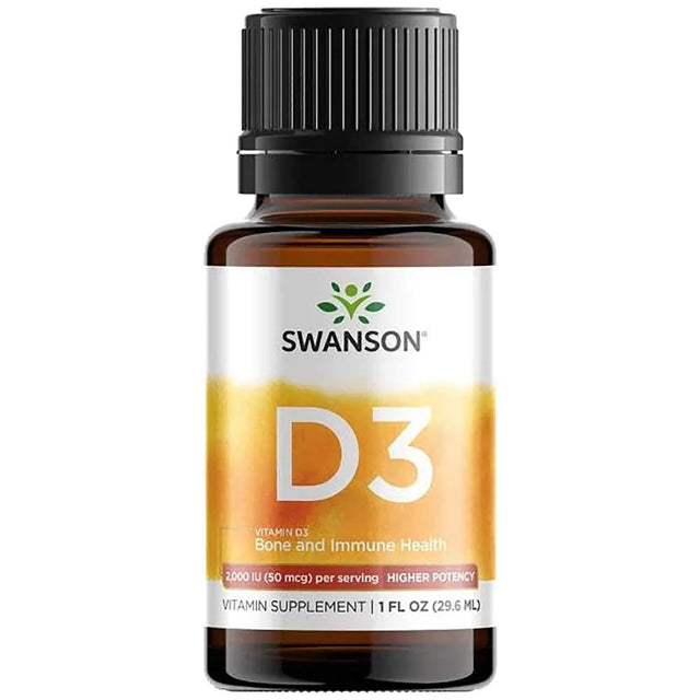 Liquid Vitamin D3 / 400 IU per drop 29.6 мл  Swanson - Nutra Best Bulgaria