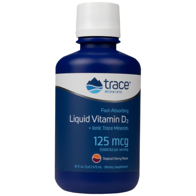 Liquid Vitamin D3 - 473 мл  Trace Minerals - Nutra Best Bulgaria