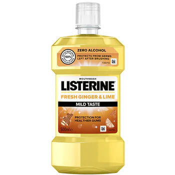 Listerine - Fresh Ginger & Lime Mild Taste Mouthwash - Mouthwash - 500ml  Listerine - Nutra Best Bulgaria