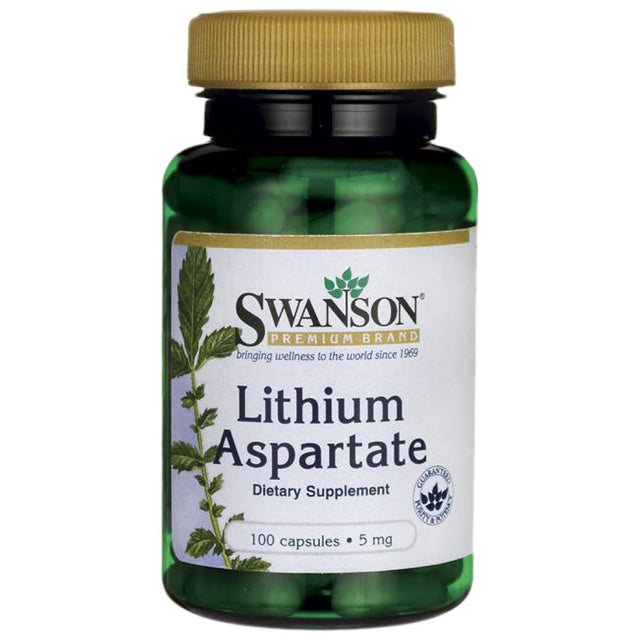 Lithium Aspartate 5 mg 100 капсули  Swanson - Nutra Best Bulgaria