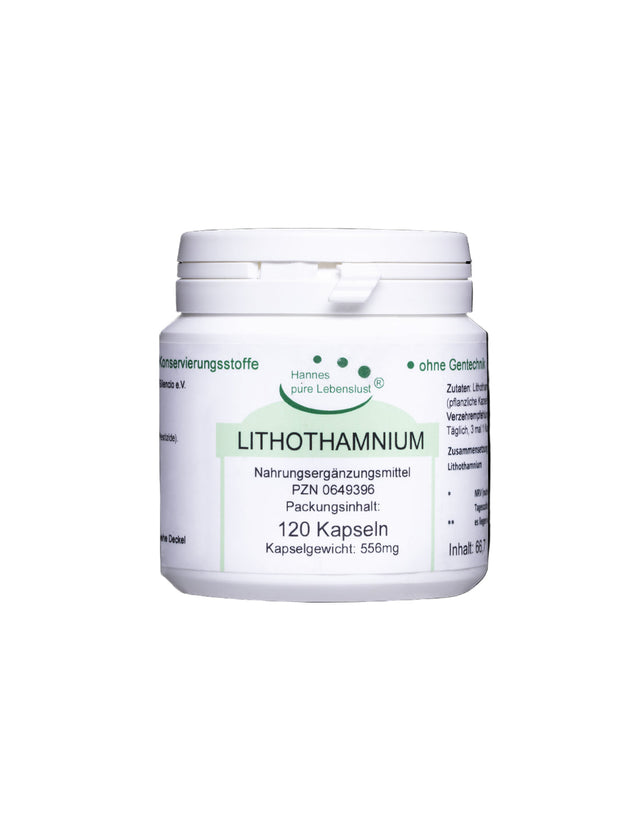 Lithothamnium - Литотамниум (червени водорасли), 120 капсули  El Compra - Nutra Best Bulgaria