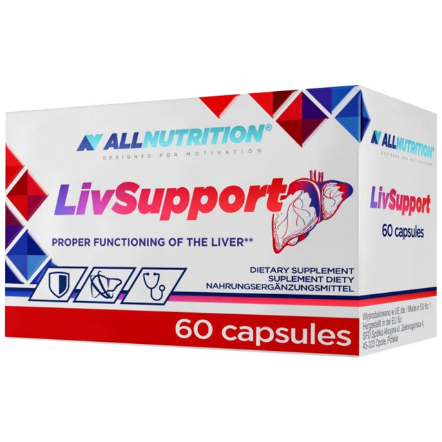 LivSupport | Proper Functioning of the Liver - 60 капсули  AllNutrition - Nutra Best Bulgaria