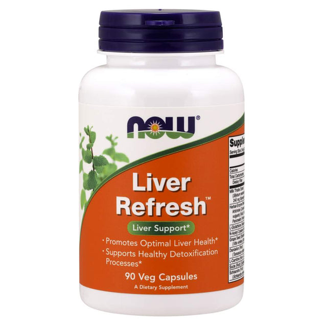Liver Detoxifier & Regenerator ( Liver Refresh ) [90 капсули]  NOW Foods - Nutra Best Bulgaria