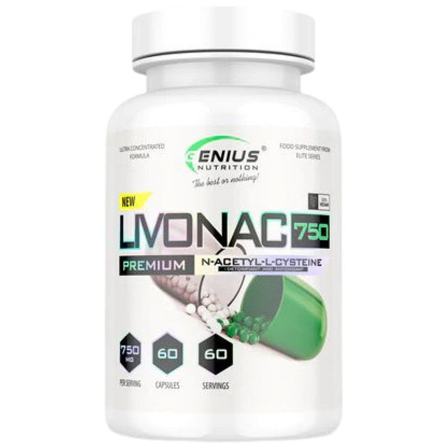 Livonac750 60 капсули  Genius Nutrition - Nutra Best Bulgaria