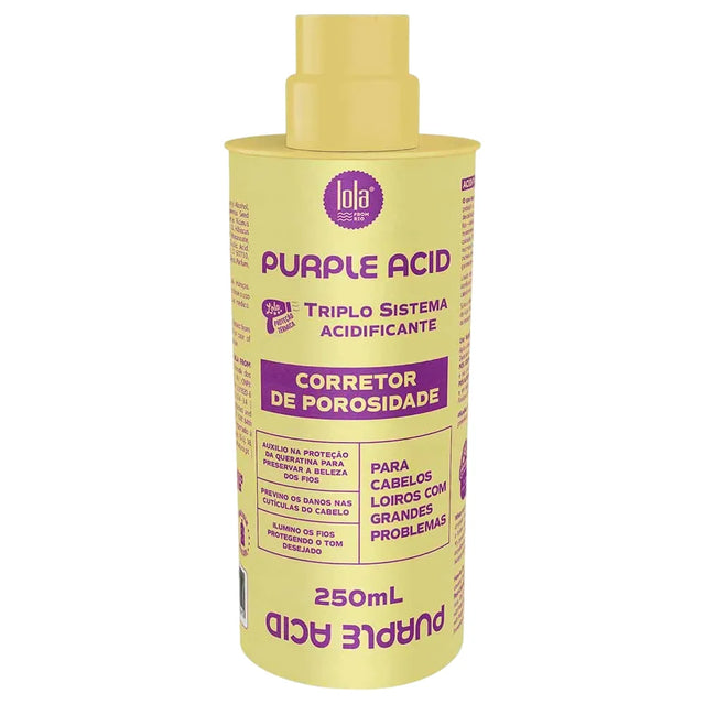 Lola Cosmetics, Purple Acid, Hair Cream Treatment, Anti-Porosity, 250 ml  Lola Cosmetics - Nutra Best Bulgaria