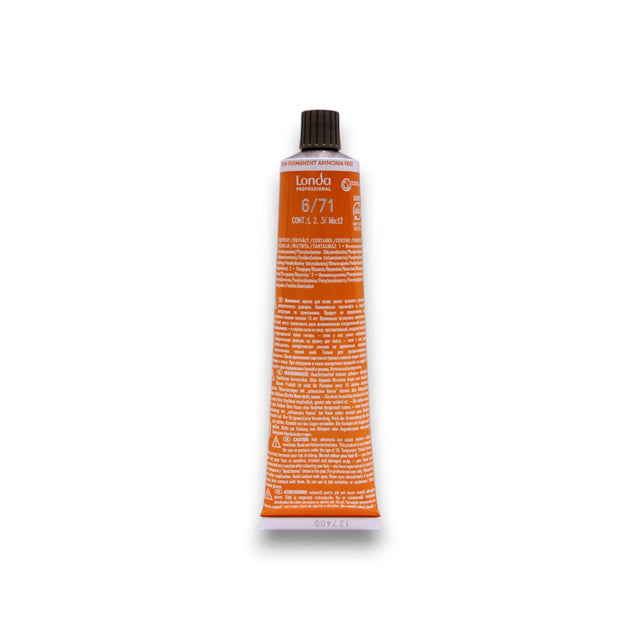 Londa Professional, Londacolor, Ammonia-Free, Demi-Permanent Hair Dye, 6/71 , 60 ml  Londa Professional - Nutra Best Bulgaria