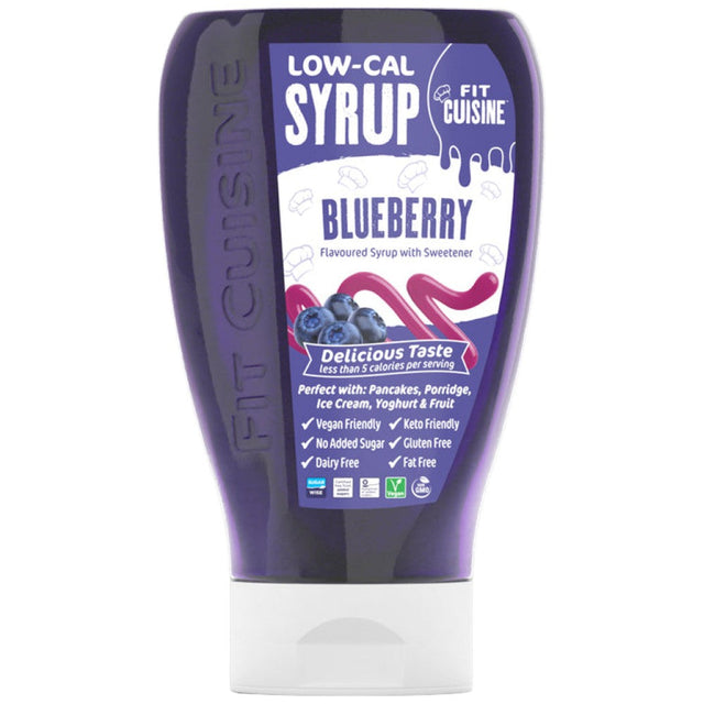Fit Cuisine Low-Cal Syrup | Blueberry - 425 мл - Nutra Best Bulgaria