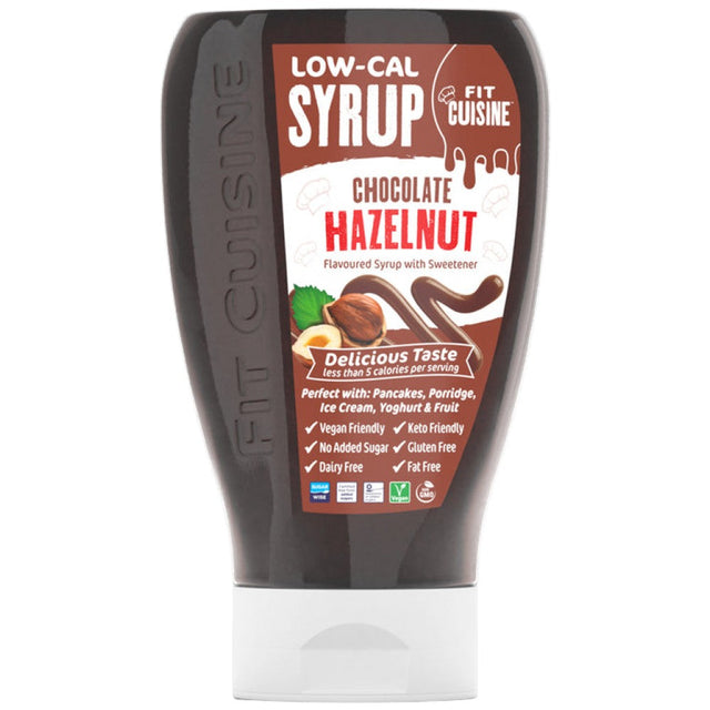 Fit Cuisine Low-Cal Syrup | Chocolate Hazelnut - 425 мл - Nutra Best Bulgaria