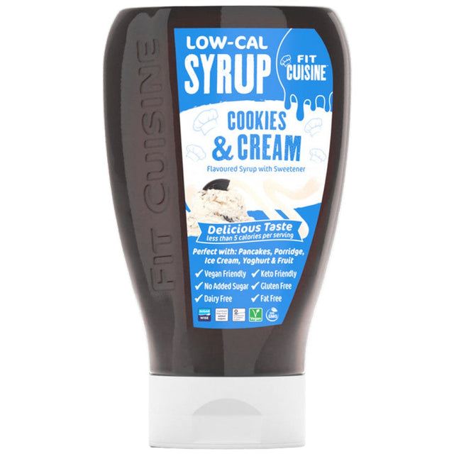 Fit Cuisine Low-Cal Syrup | Cookies & Cream - 425 мл - Nutra Best Bulgaria