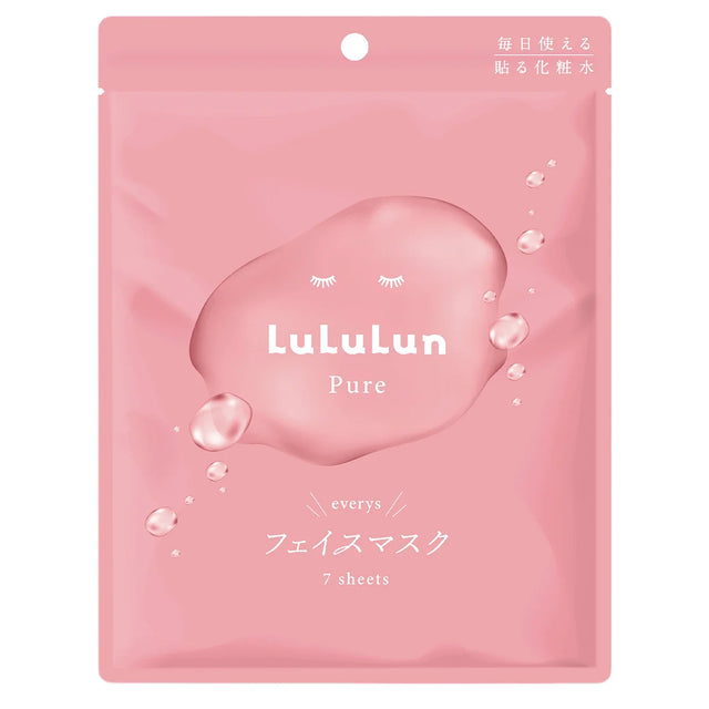 LuLuLun - Pure Everys Sheet Mask - Moisturizing Sheet Mask Set - 7 pcs - Feel You