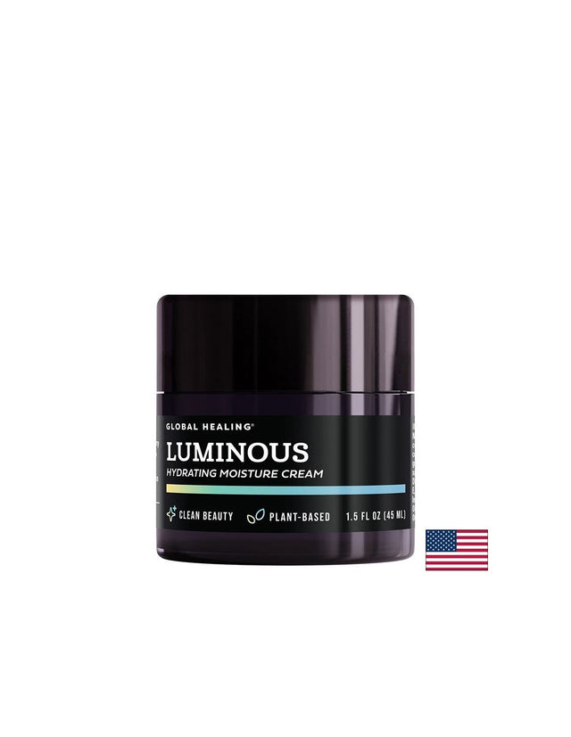 Озаряващ крем за лице с растителни масла и екстракти - Luminous, 45 ml  Global Healing - Nutra Best Bulgaria