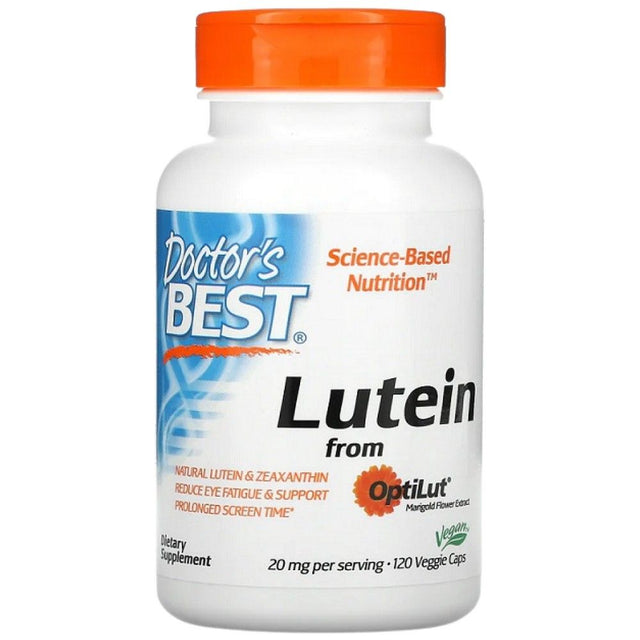 Lutein 10 mg | From OptiLut - 120 капсули  Doctor’s Best - Nutra Best Bulgaria