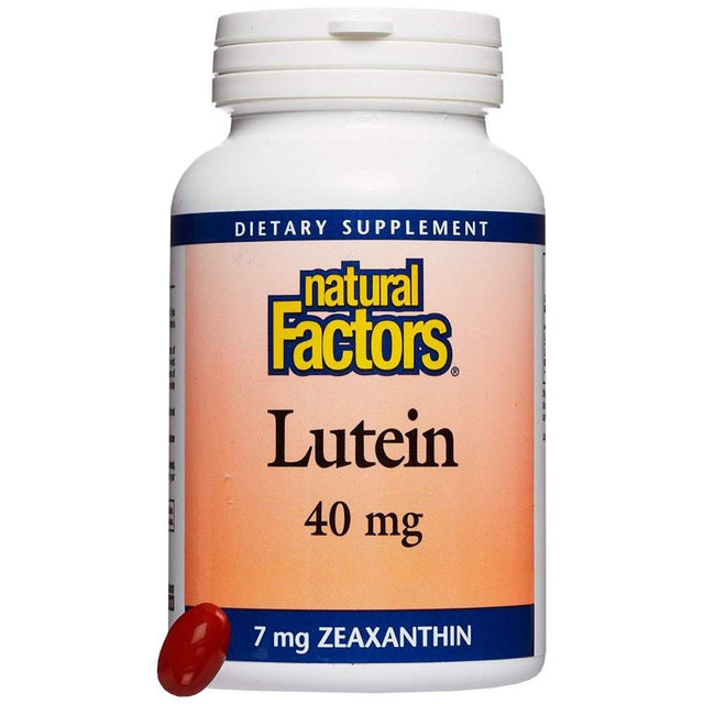 Lutein 40 mg - 30 Гел капсули  Natural Factors - Nutra Best Bulgaria