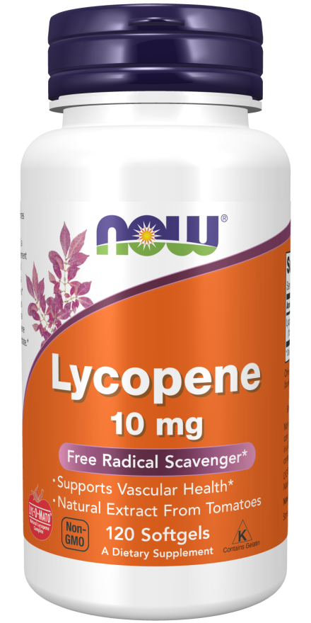 Lycopene 10 МГ - 120 Дражета  NOW Foods - Nutra Best Bulgaria