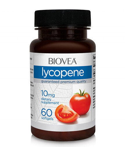 Lycopene 10 mg / 60 Softgels  Biovea - Nutra Best Bulgaria