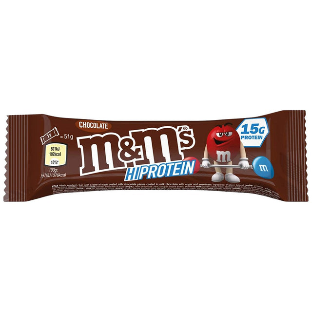 M&M's HiProtein Bar / Chocolate - 51 грама  Snickers and Mars - Nutra Best Bulgaria