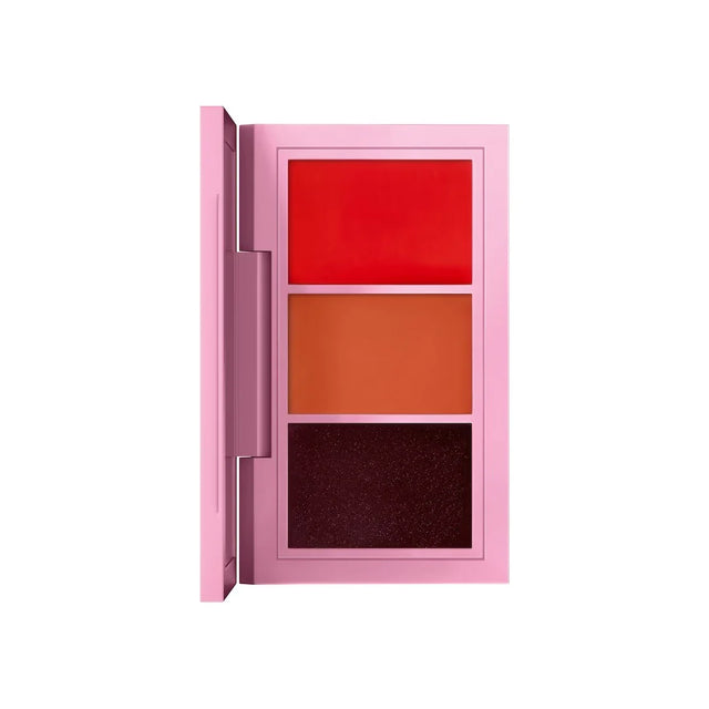 MAC, From Harris With Love, Lip Palette, Roman Revelation: Bright Orange (Matte) + No Place Like LA: Warm Nude (Amplified) + London Grind: Deep purple (Amplified), 3 g  MAC - Nutra Best Bulgaria