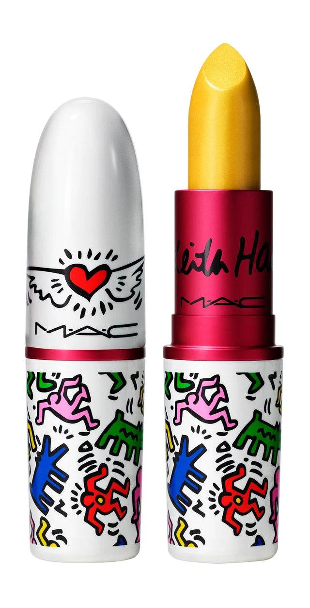 MAC, Viva Glam X Keith Haring, Longwear, Cream Lipstick, Yellow, 3 g  MAC - Nutra Best Bulgaria