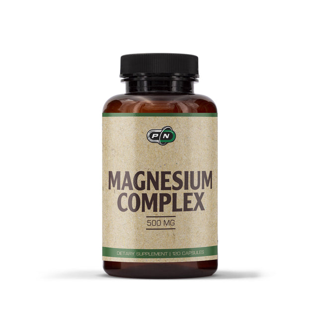 MAGNESIUM COMPLEX - 120 Vegetable Capsules  Pure Nutrition - Nutra Best Bulgaria