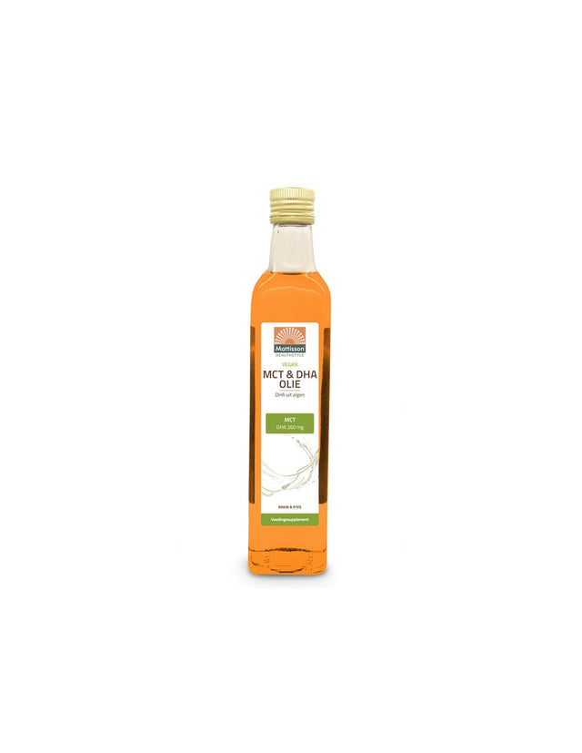 Отслабване - Веган MCT/ DHA масло, 500 ml  Mattisson Healthstyle - Nutra Best Bulgaria