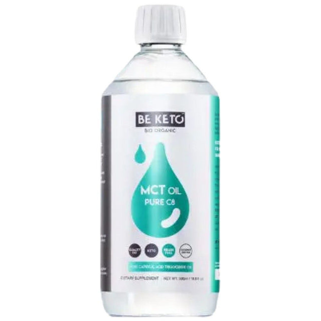MCT Oil 100% Liquid C8 - 500 мл  BeKeto™ - Nutra Best Bulgaria