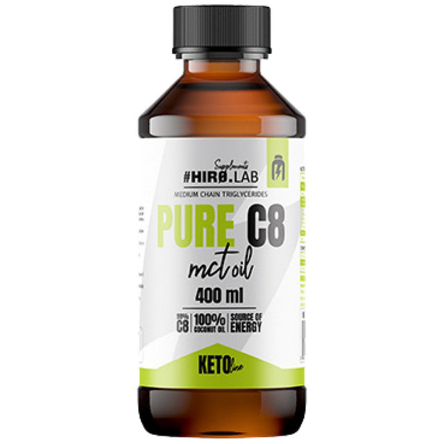 MCT Oil | Pure C8 - Keto Energy Source - 400 мл  Hero.Lab - Nutra Best Bulgaria