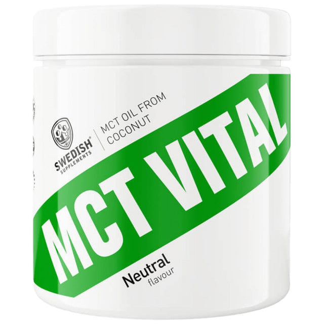 MCT Vital Powder / from Coconut Oil - 300 грама  Swedish Supplements - Nutra Best Bulgaria