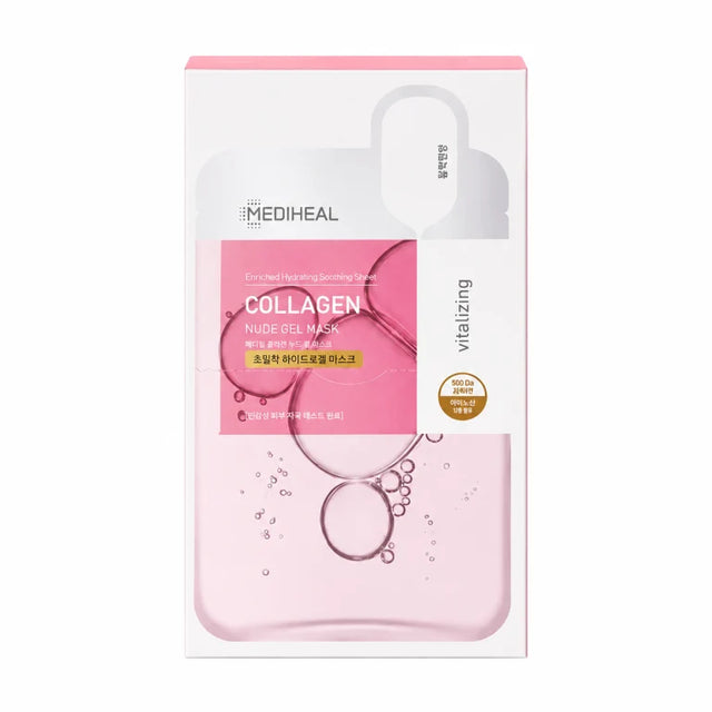 MEDIHEAL – Collagen Nude Gel Mask, 10 Sheets  MEDIHEAL - Nutra Best Bulgaria