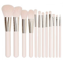 MIMO - Makeup Brush Set Pink ( 12 pcs ) - Feel You