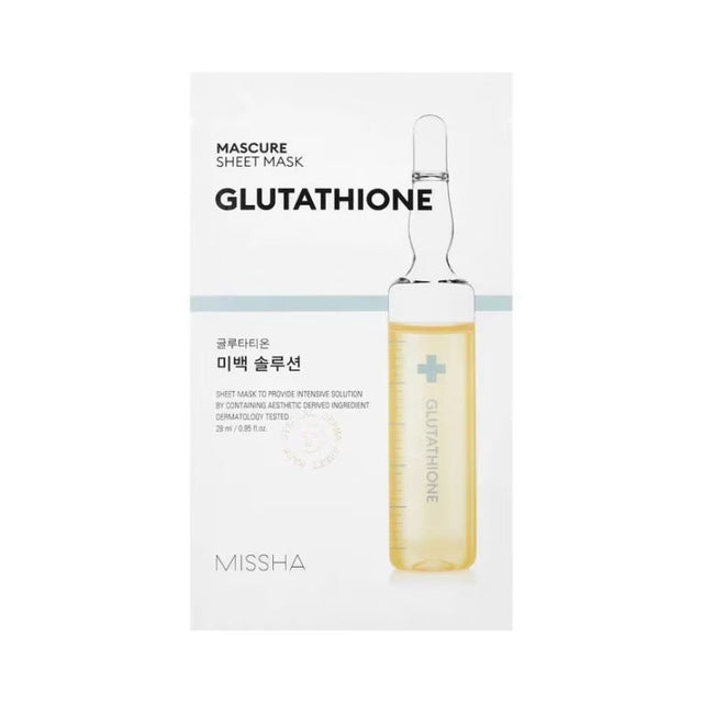 MISSHA – Mascure Solution Sheet Mask, Glutathione, 28ml - Nutra Best