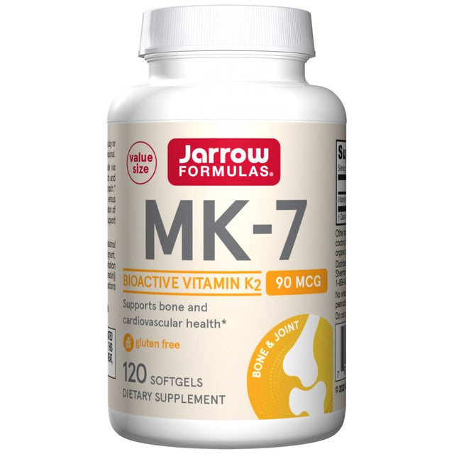 MK-7 90 mcg - 120 Гел капсули  Jarrow Formulas - Nutra Best Bulgaria
