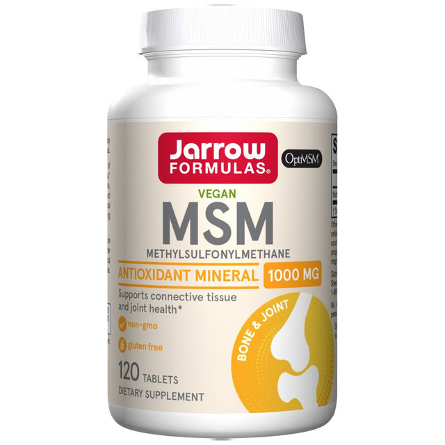 MSM 1000 mg - 120 Таблетки  Jarrow Formulas - Nutra Best Bulgaria