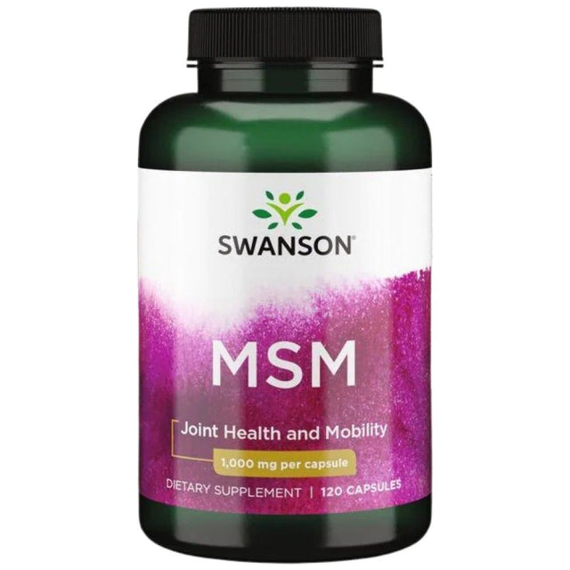 MSM 1000 mg - 120 капсули  Swanson - Nutra Best Bulgaria