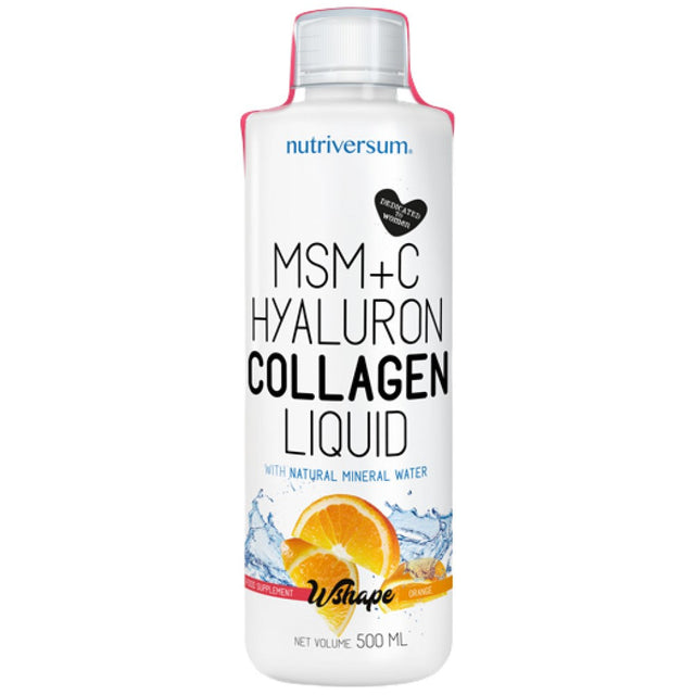 MSM + C Hyaluron Collagen Liquid - 500 мл  Nutriversum - Nutra Best Bulgaria
