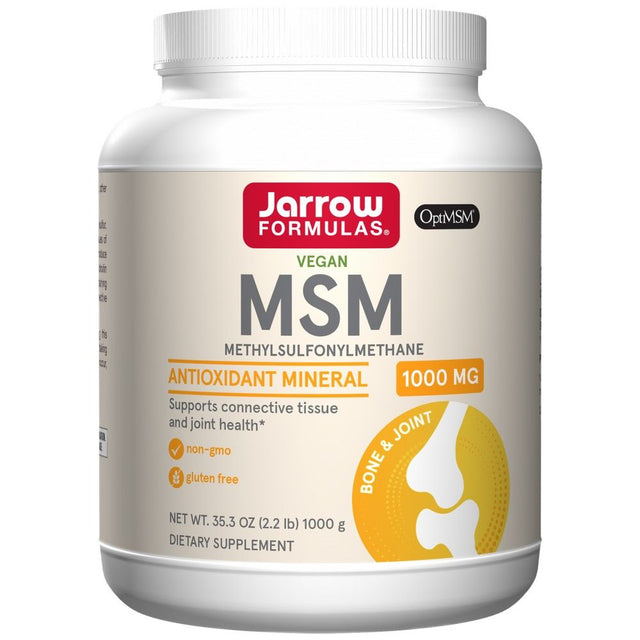 MSM Sulfur Powder - 1000 грама  Jarrow Formulas - Nutra Best Bulgaria