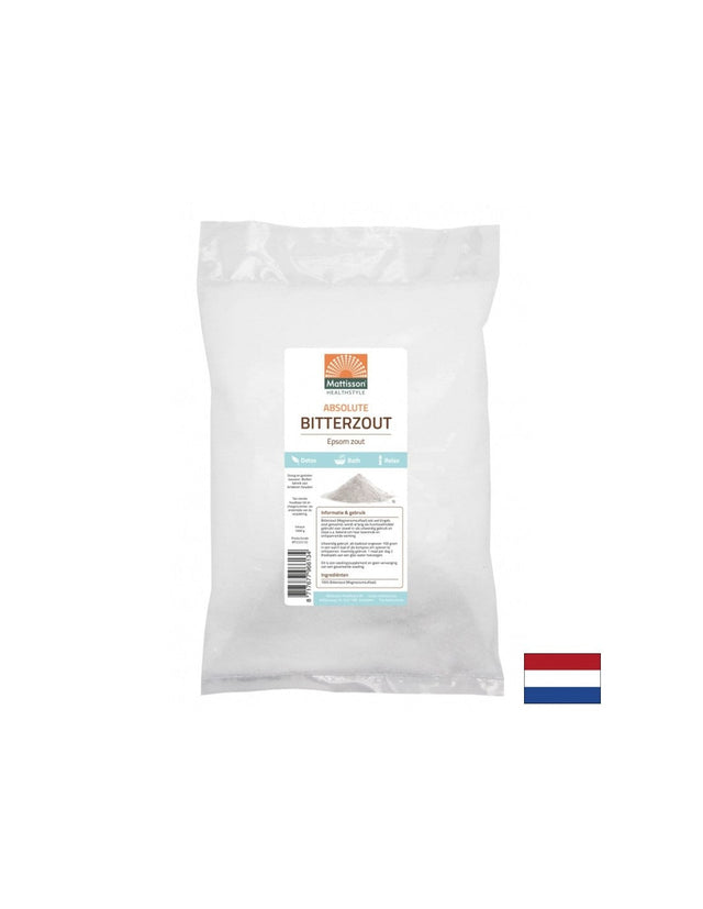 Английска сол (Maгнезиев сулфат), 1 kg  Mattisson Healthstyle - Nutra Best Bulgaria
