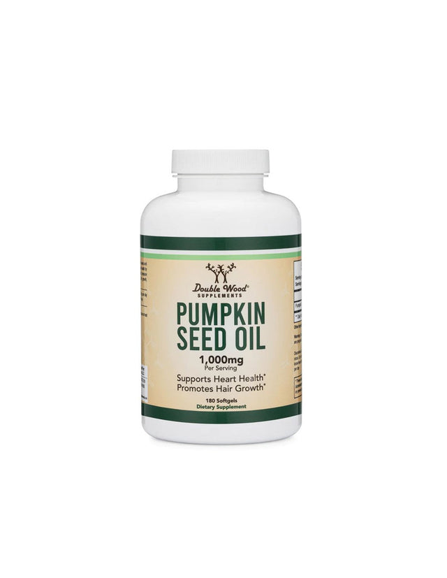 Maсло от тиквени семена - Pumpkin Seed Oil,180 софтгел капсули Double Wood  Double Wood - Nutra Best Bulgaria