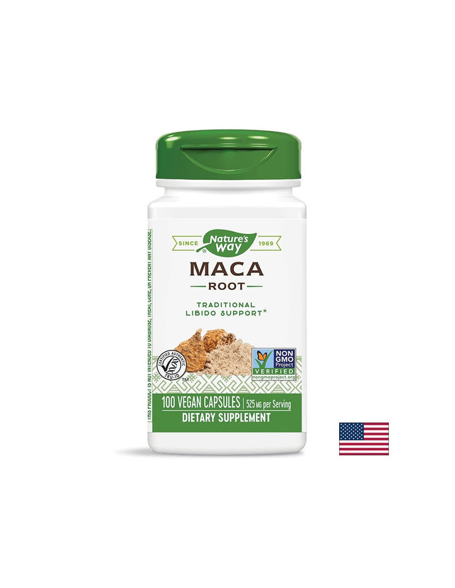 Maca Root 525 mg - 100 капсули  Nature’s Way - Nutra Best Bulgaria