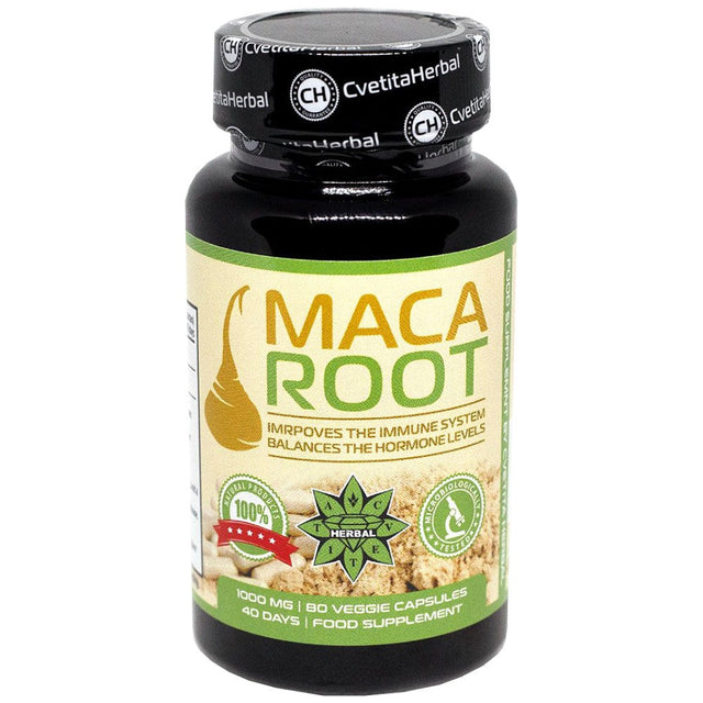 Maca Root - 80 капсули  Cvetita Herbal - Nutra Best Bulgaria