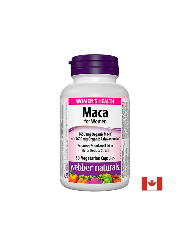 Maca for Women/ Мака за жени х 60 капсули Webber Naturals  Webber Naturals - Nutra Best Bulgaria