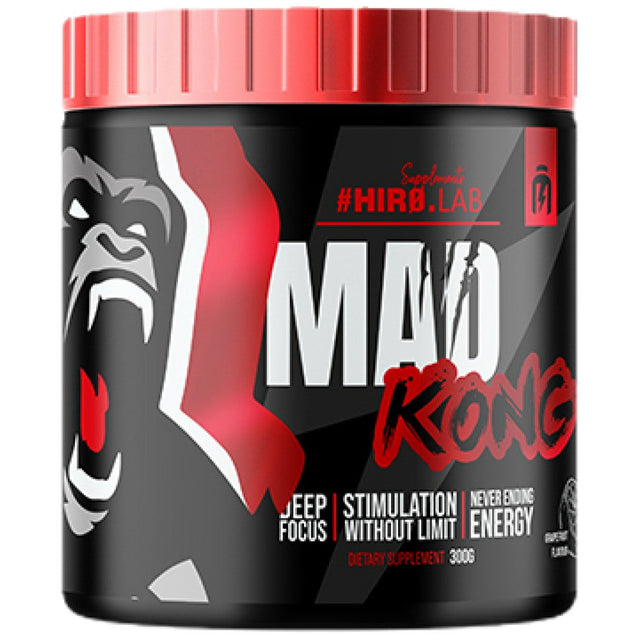 Mad Kong | Never Ending Energy Pre-Workout - 300 грама  Hero.Lab - Nutra Best Bulgaria