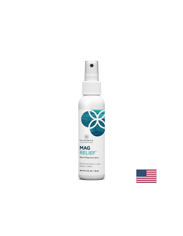 Спрей за тяло с магнезий и морски минерали Mag Relief, 120 ml  Oxigenesis - Nutra Best Bulgaria