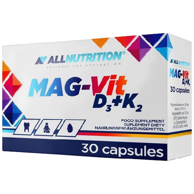Mag-Vit D3 + K2 30 капсули  AllNutrition - Nutra Best Bulgaria