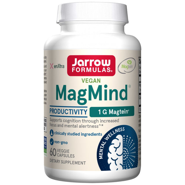 MagMind Productivity | with Galanga Extract - 60 капсули  Jarrow Formulas - Nutra Best Bulgaria