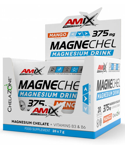 MagneChel / Magnesium Bisglycinate Chelate / 20 x 7 g  AMIX - Nutra Best Bulgaria