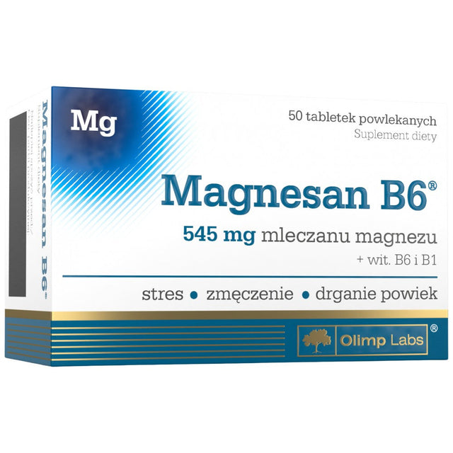 Magnesan B6 50 Таблетки - Nutra Best Bulgaria