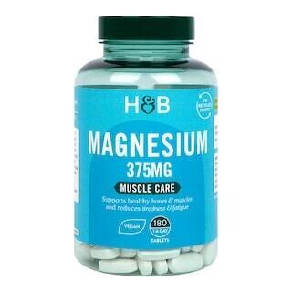 Магнезий (Magnesium) 375мг 180 таблетки, H&B  Holland & Barrett - Nutra Best Bulgaria